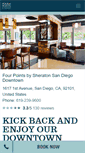 Mobile Screenshot of fourpointssandiegodowntown.com